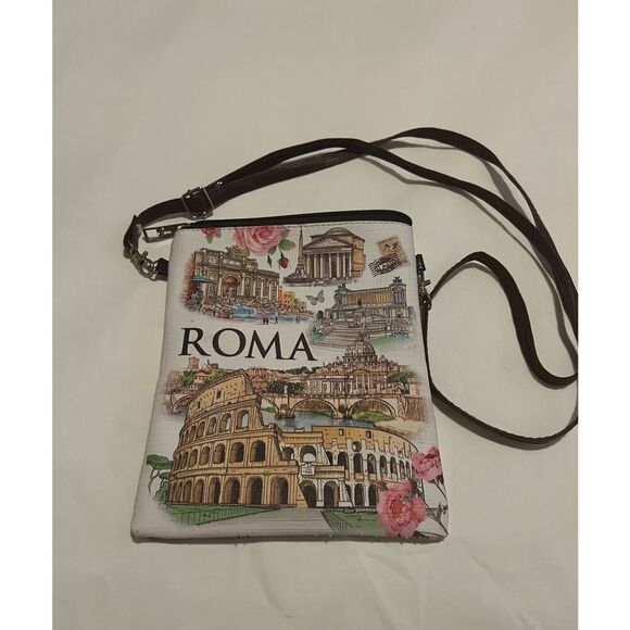 Mini multi-colored crossbody bag with adjustable strap - Picture 1 of 3